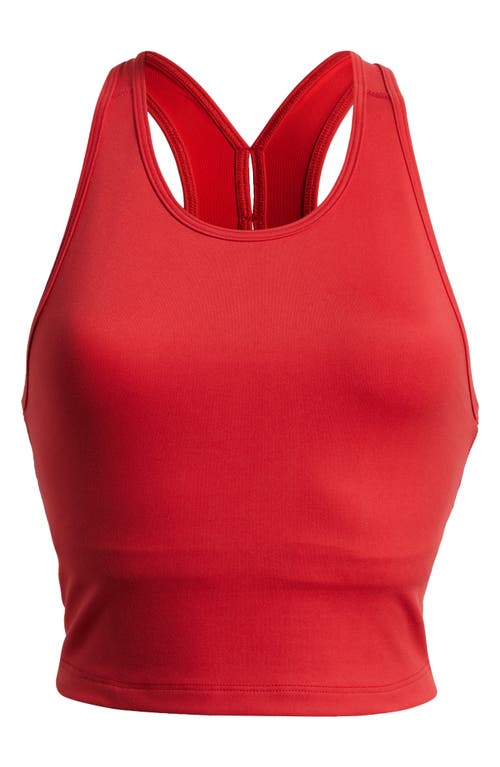 Shop Beyond Yoga Powerbeyond Strive Crop Tank In Retro Red