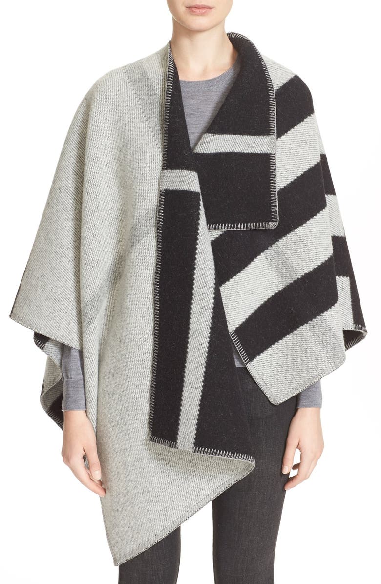 Burberry Brit Check Wool & Cashmere Cape | Nordstrom