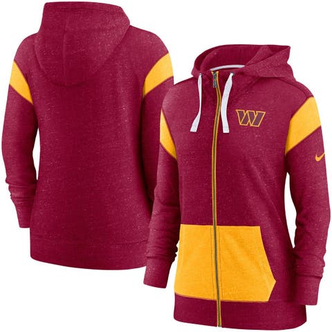 Women's Nike Red/Gold Kansas City Chiefs Plus Size Monaco Full-Zip  Lightweight Hoodie