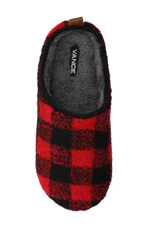 Taft Lance Faux Fur Slipper In Red