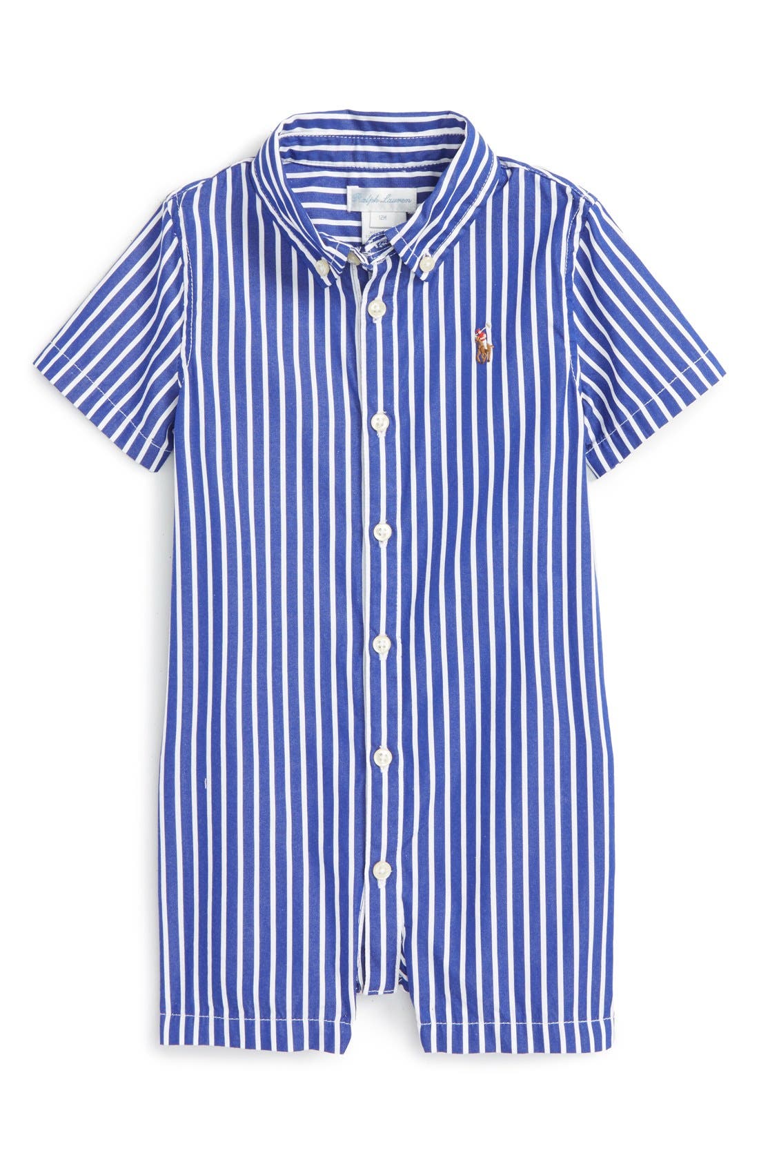 Ralph Lauren Stripe Romper (Baby Boys) Nordstrom
