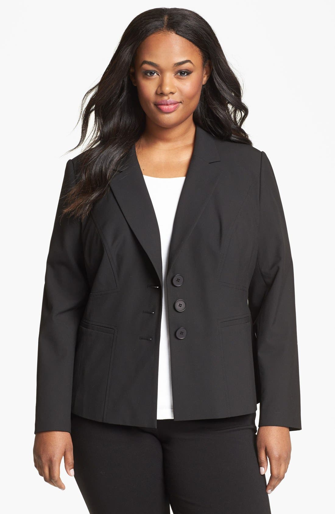 Sejour 'Ela' Seamed Jacket (Plus Size) Nordstrom