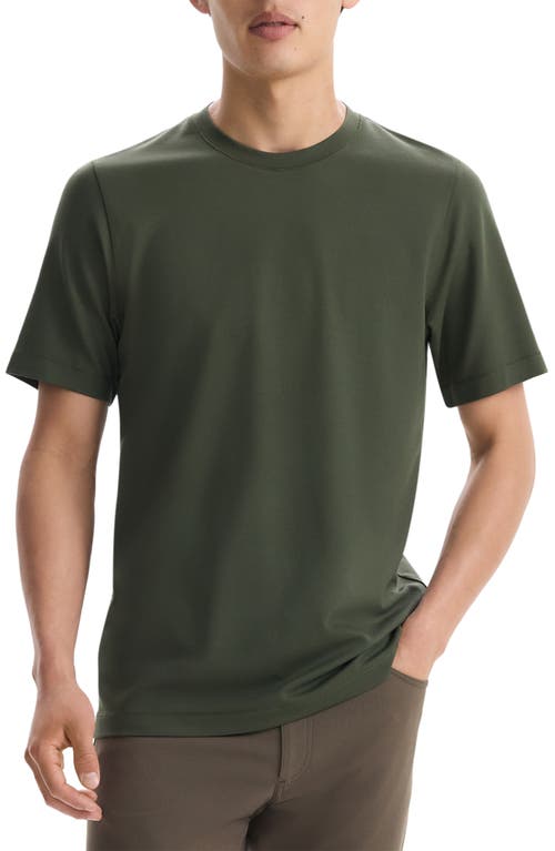 Shop Theory Ryder Crewneck T-shirt In Hunter Green