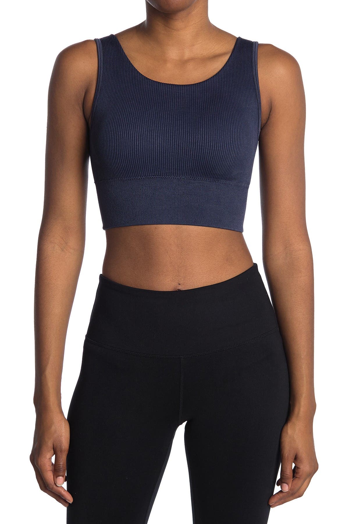 ribbed sports bra