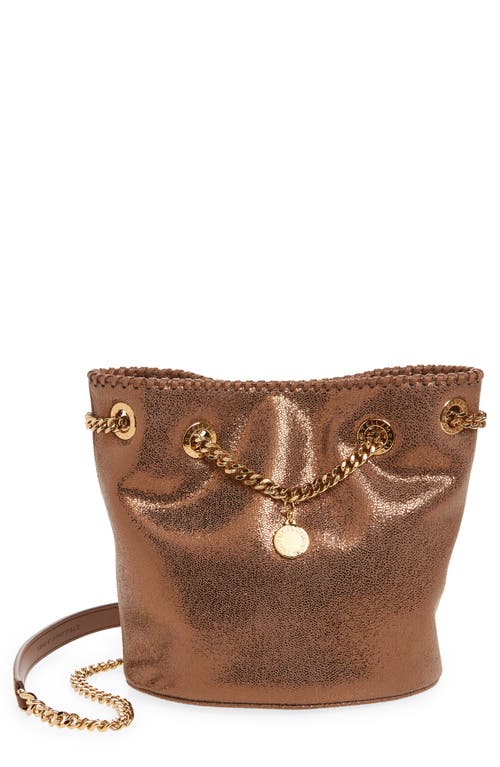 Stella McCartney Falabella Shaggy Deer Faux Leather Bucket Bag in 2000 Brown at Nordstrom