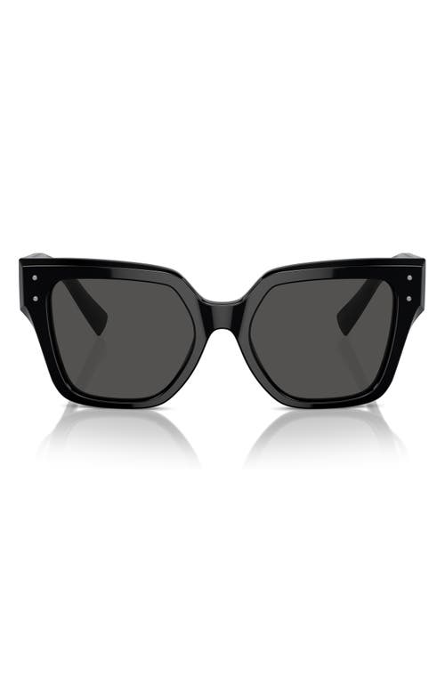 Dolce & Gabbana Dolce&gabbana 52mm Square Sunglasses In Black