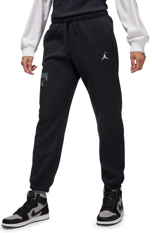 Jordan Brooklyn Fleece Sweatpants In Black