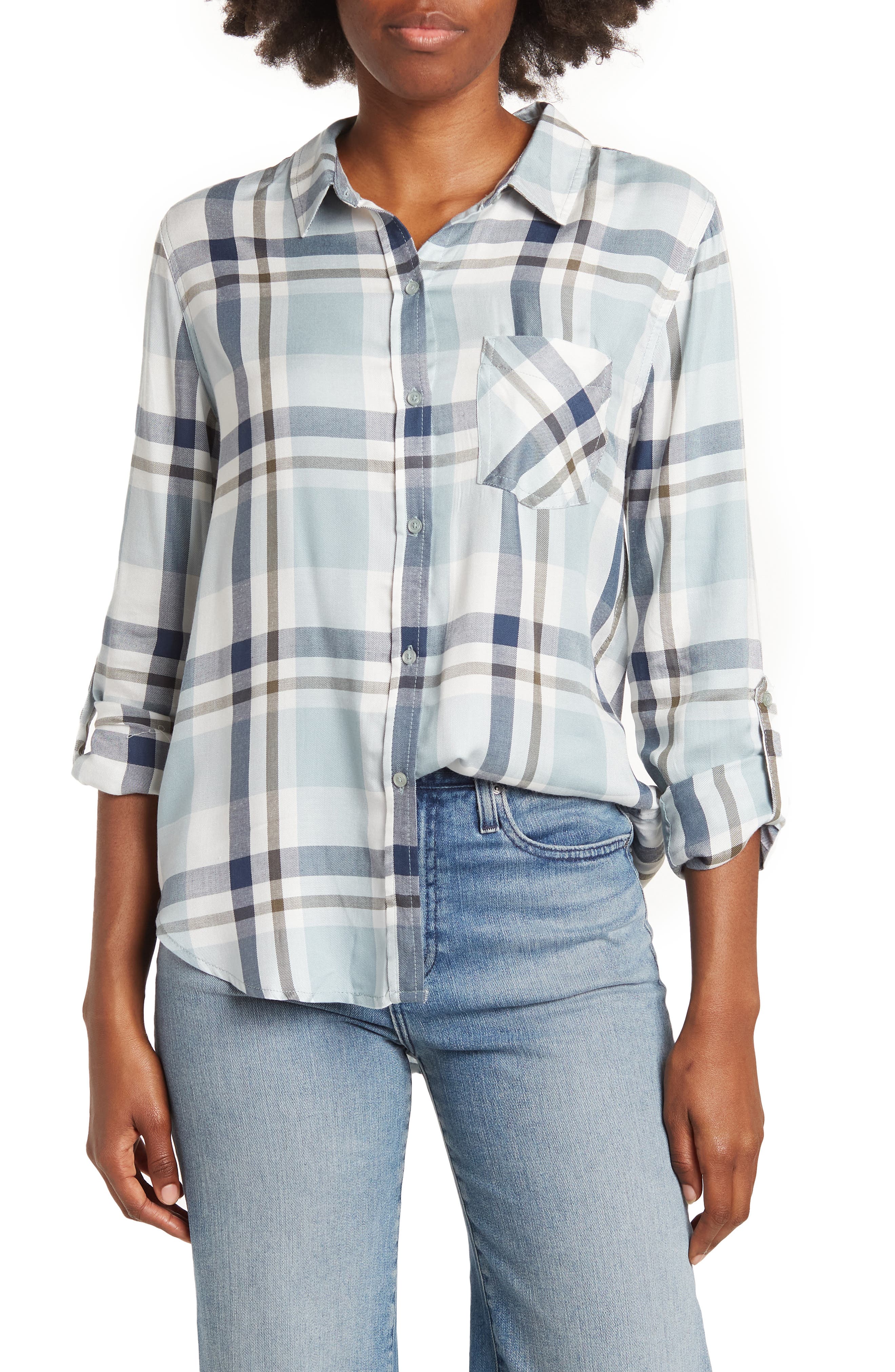 Women's White Long Sleeve Shirts 