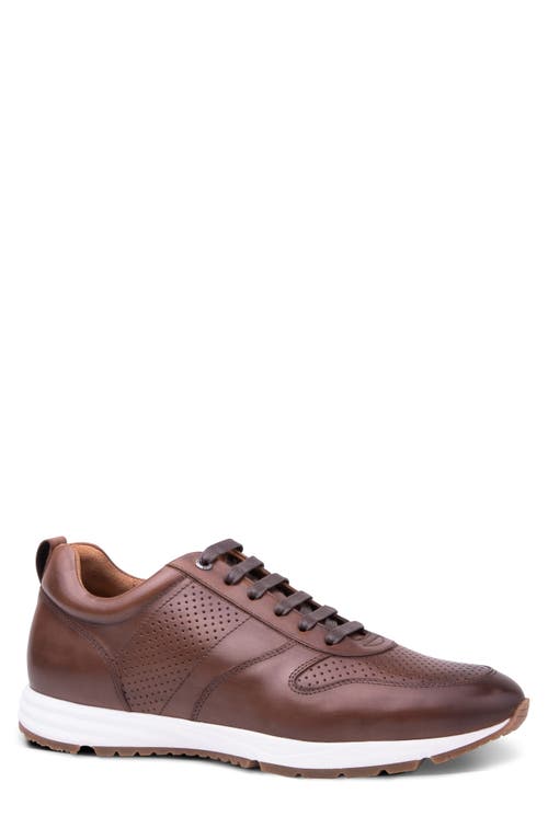 Connor Lace-Up Sneaker in Chestnut