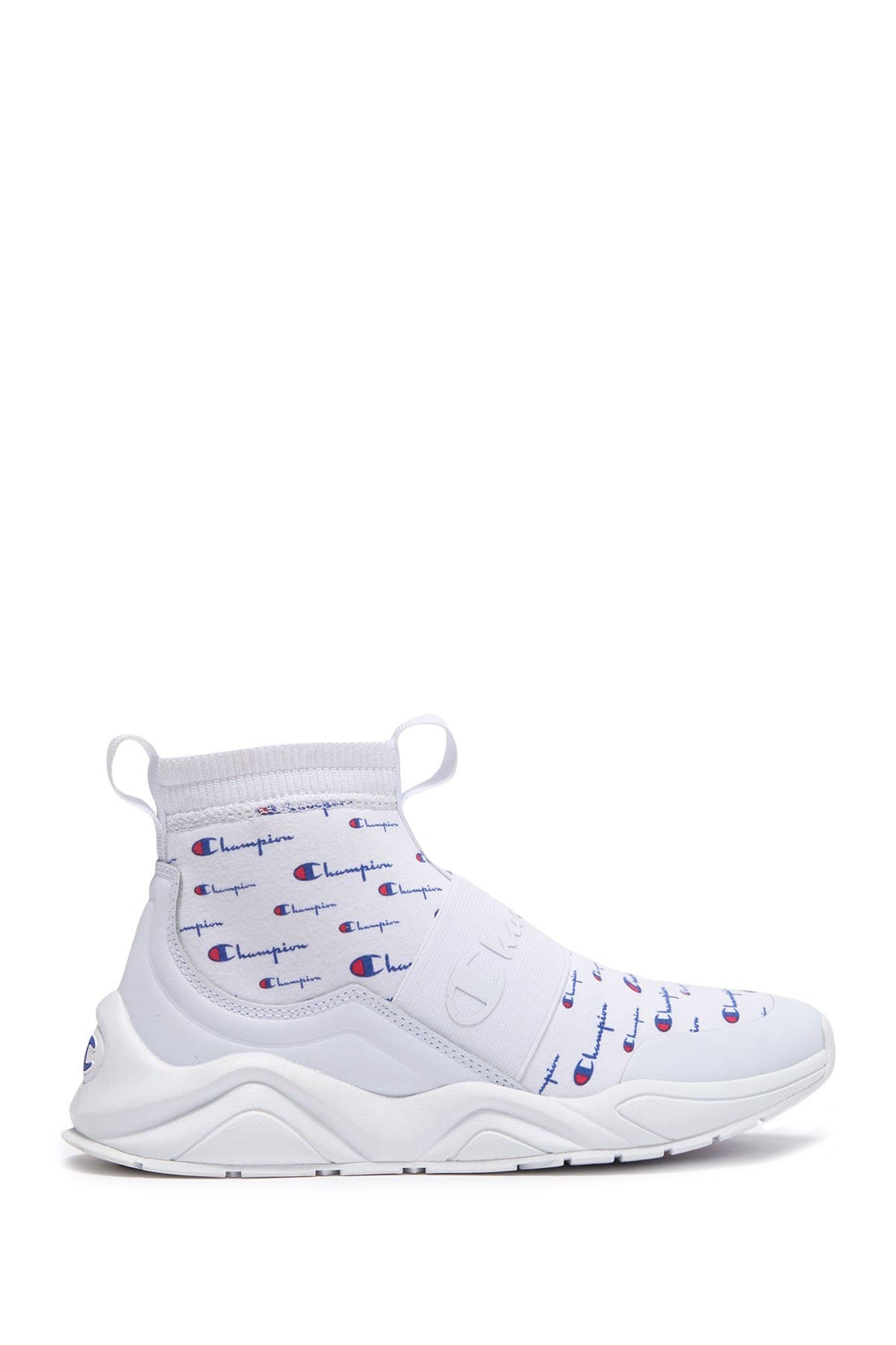 champion rally script sock sneaker