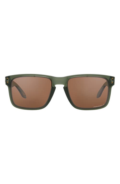 Oakley Holbrook 57mm Prizm Polarized Square Sunglasses in Olive at Nordstrom