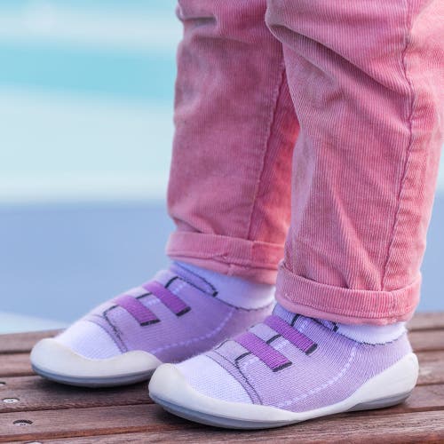 Komuello Toddler Sock Shoes Walker In Violet