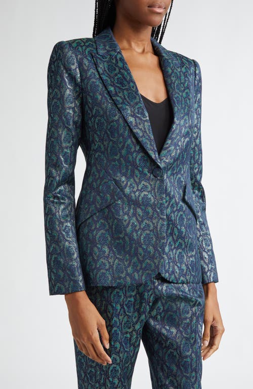 L AGENCE L'AGENCE CHAMBERLAIN ANIMAL PRINT BLAZER 