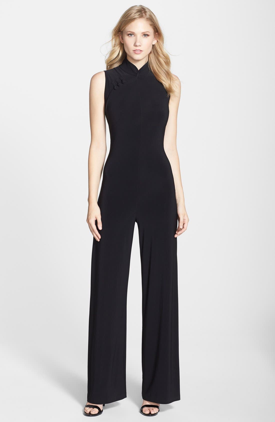 KAMALIKULTURE 'Suzie Q' Mandarin Collar Jumpsuit Nordstrom