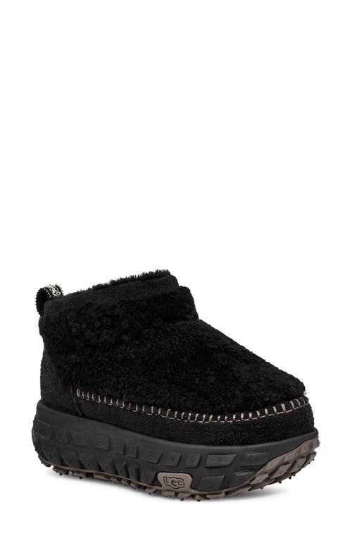 Shop Ugg(r) Venture Daze Ultra Mini Genuine Shearling Platform Bootie In Black