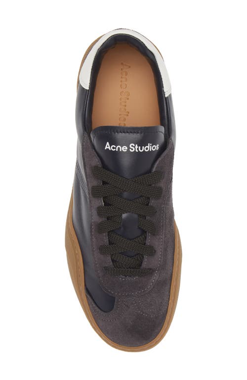 Shop Acne Studios Low Top Sneaker In Anthracite/grey