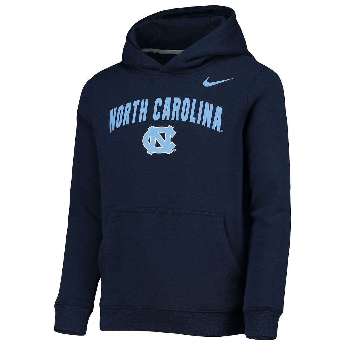 men's nike north carolina tar heels club fleece hoodie