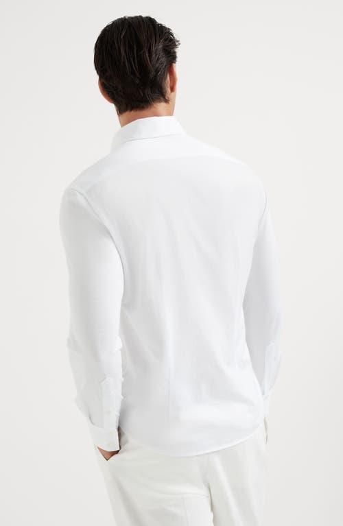 Shop Brunello Cucinelli Basic Fit Shirt In White