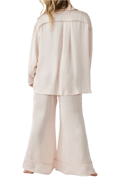 Shop Free People Dreamy Days Pajamas In Dawn Pink