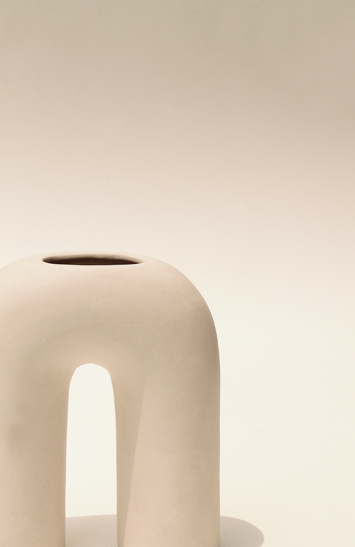 Osmos Studio Zo Vase In Off White