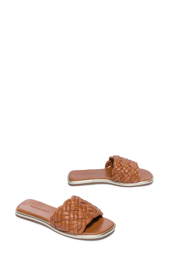 Shop Bernardo Footwear Troy Slide Sandal In Luggage