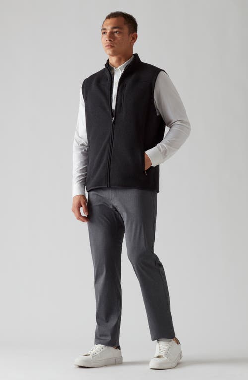 Shop Rhone Fleece Vest In Black