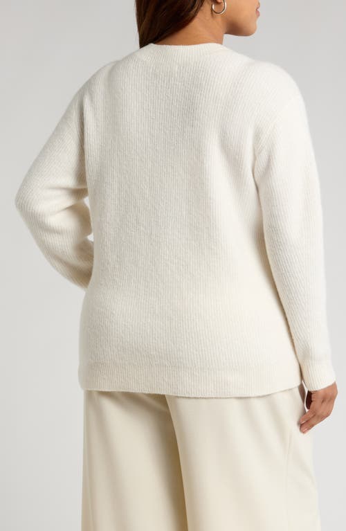 NORDSTROM NORDSTROM RIB V-NECK SWEATER 