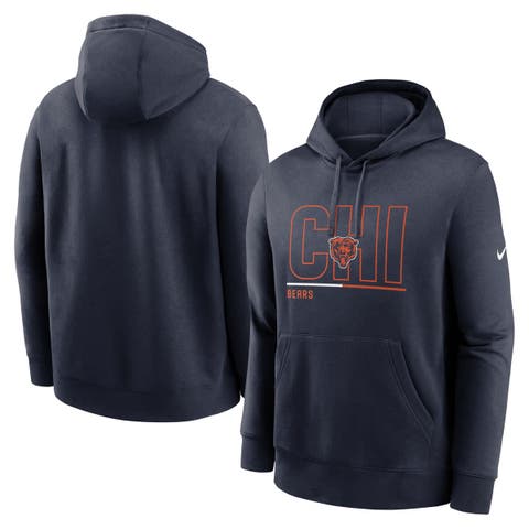 Men's '47 Navy Chicago Bears Shortstop Pullover Hoodie