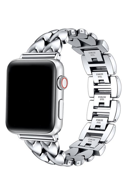 Shop The Posh Tech Crush Hearts Apple Watch® Bracelet Watchband In Silver