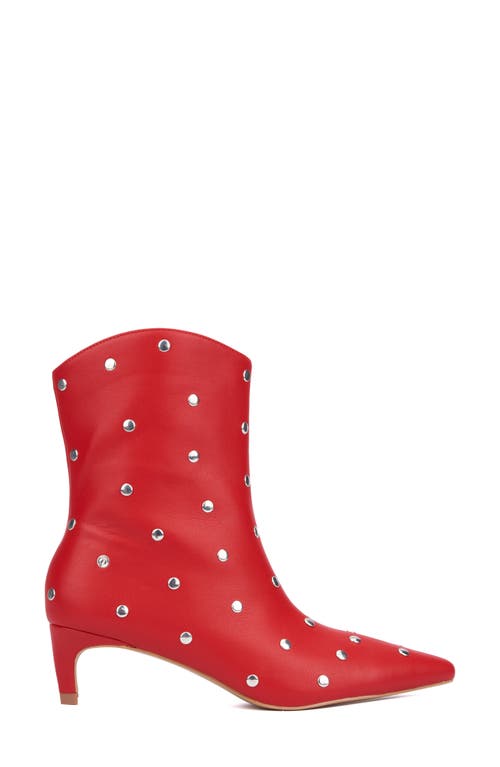 Shop New York And Company Krissette Stud Boot In Red