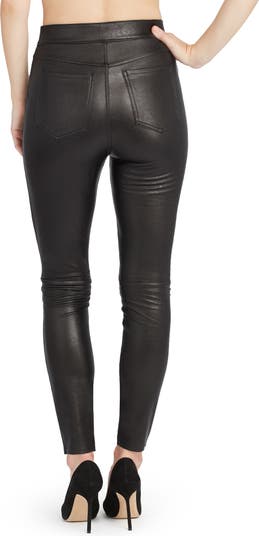 SPANX, Pants & Jumpsuits, Spanx Leatherlike Ankle Skinny Pant Tall Inseam  Black Xl