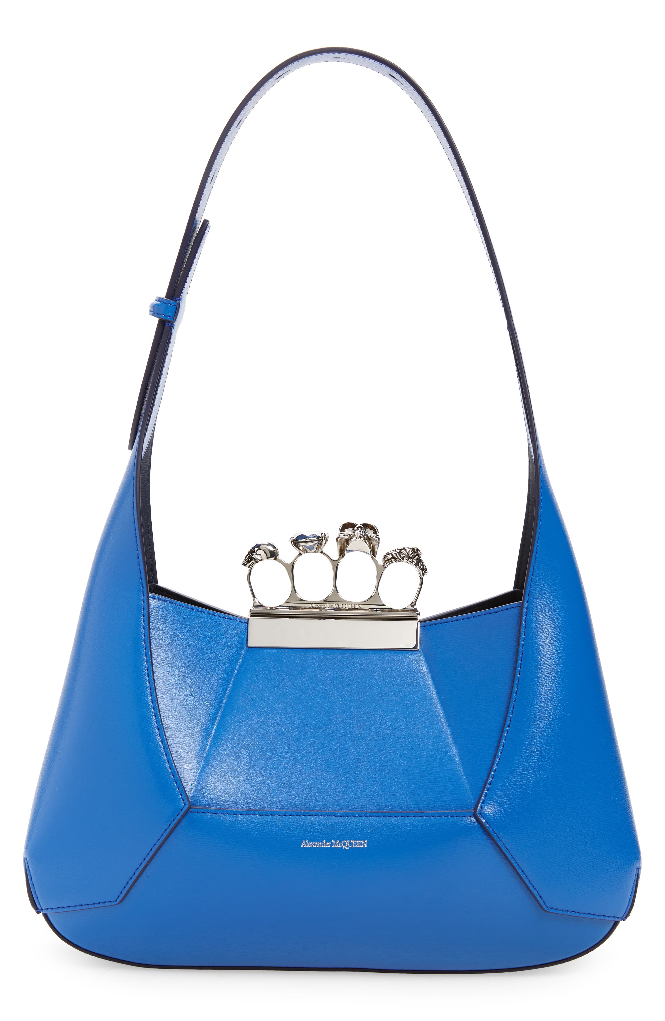 Alexander McQueen Galactic Blue Slash Bag