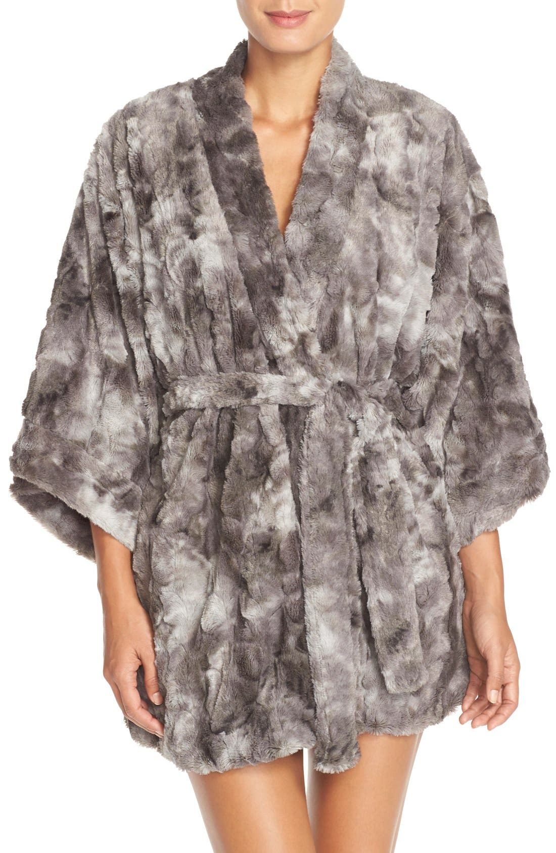 Natori Faux Fur Robe Nordstrom