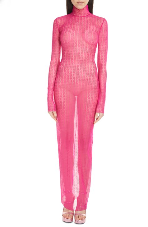4G jacquard-knit leggings in pink - Givenchy