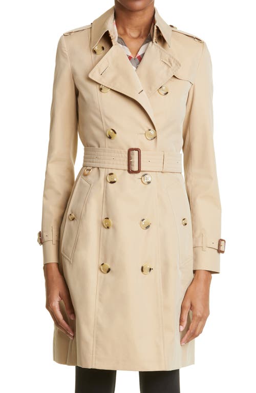 burberry Slim Fit Heritage Chelsea Trench Coat Honey at Nordstrom,