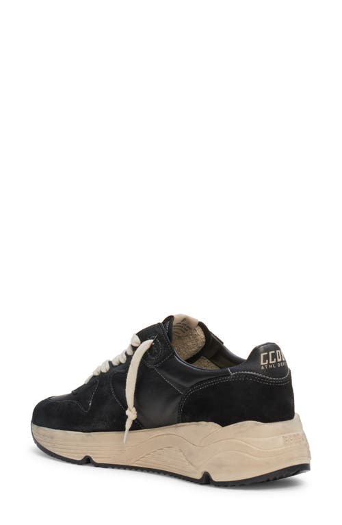 Shop Golden Goose Running Sole Sneaker In Black/white