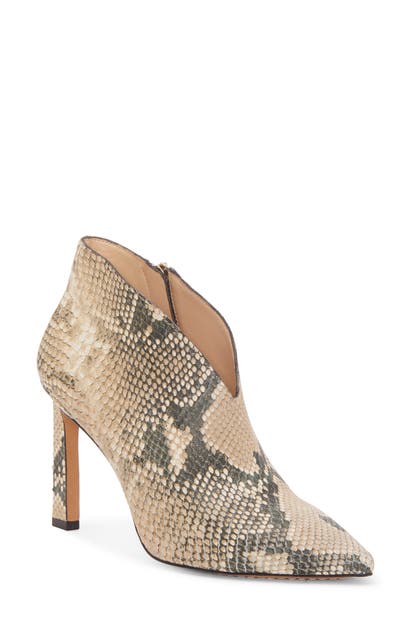 Vince Camuto Sestrind Bootie In Snake Print Leather | ModeSens
