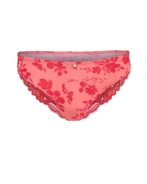 Shop Adore Me Mathilda Bikini Panties In Floral Red