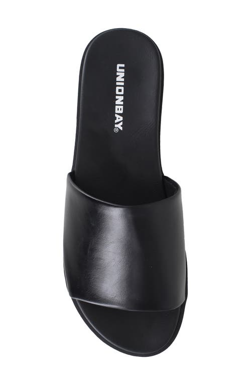 Shop Unionbay Renee Slide Sandal In Black