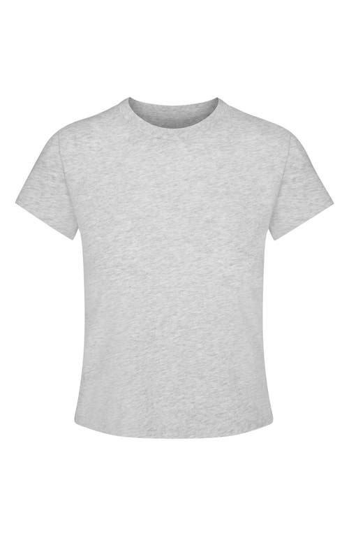 Skims Relaxed Tees T-shirt In Light Heather Grey