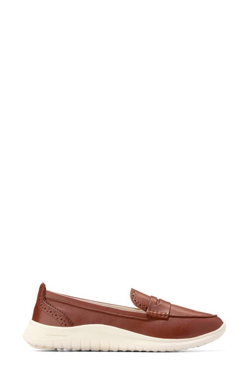 Cole Haan Zerogrand Meritt Penny Loafer In Dark Cuoio