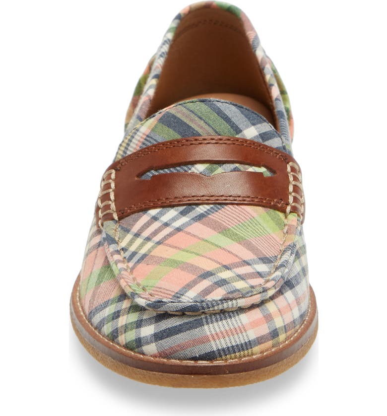 SPERRY Seaport Penny Loafer, Alternate, color, KICK BACK PLAID LEATHER