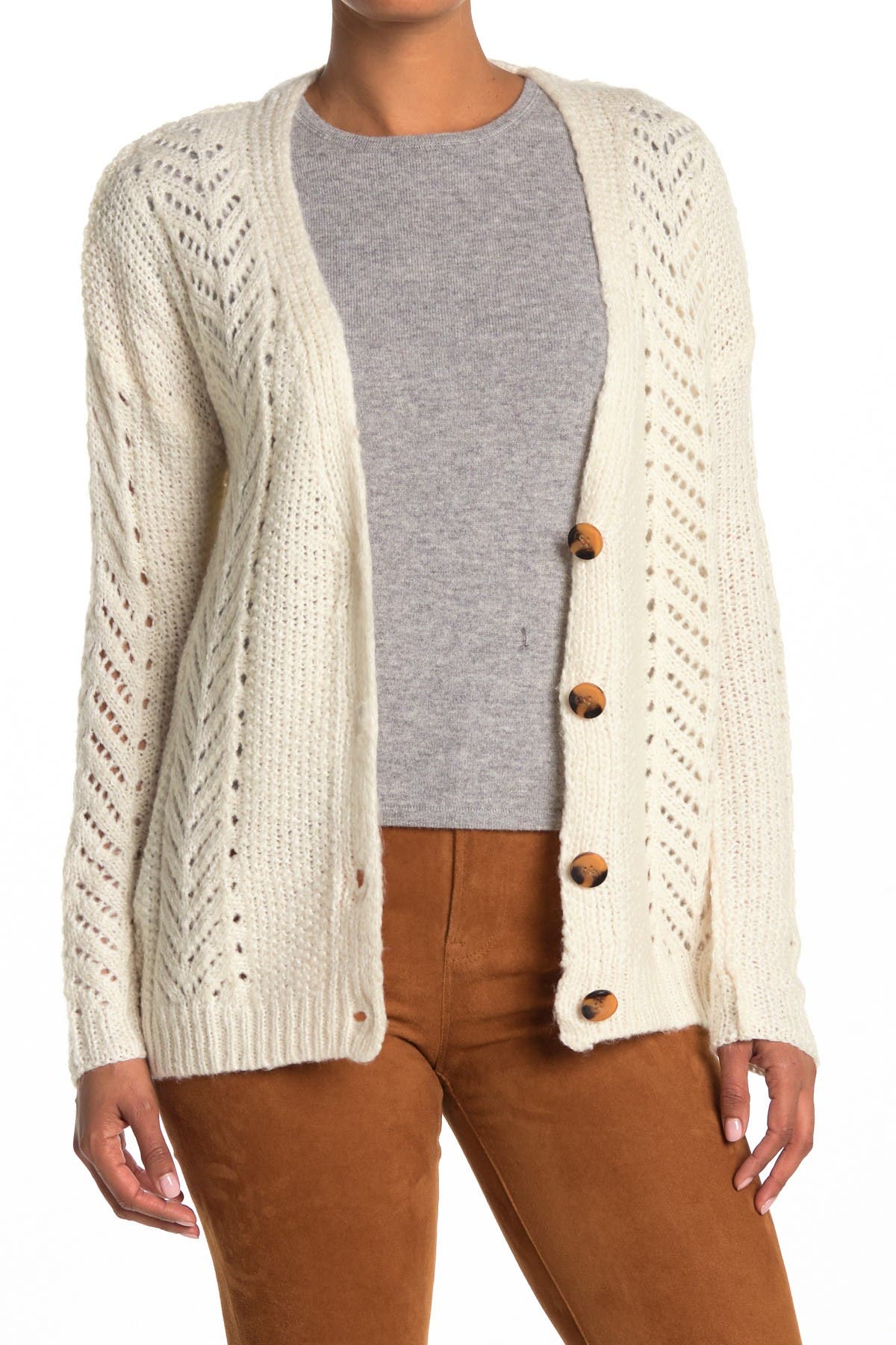 Ceny | Mix Cable Grandpa Knit Cardigan Sweater | Nordstrom Rack
