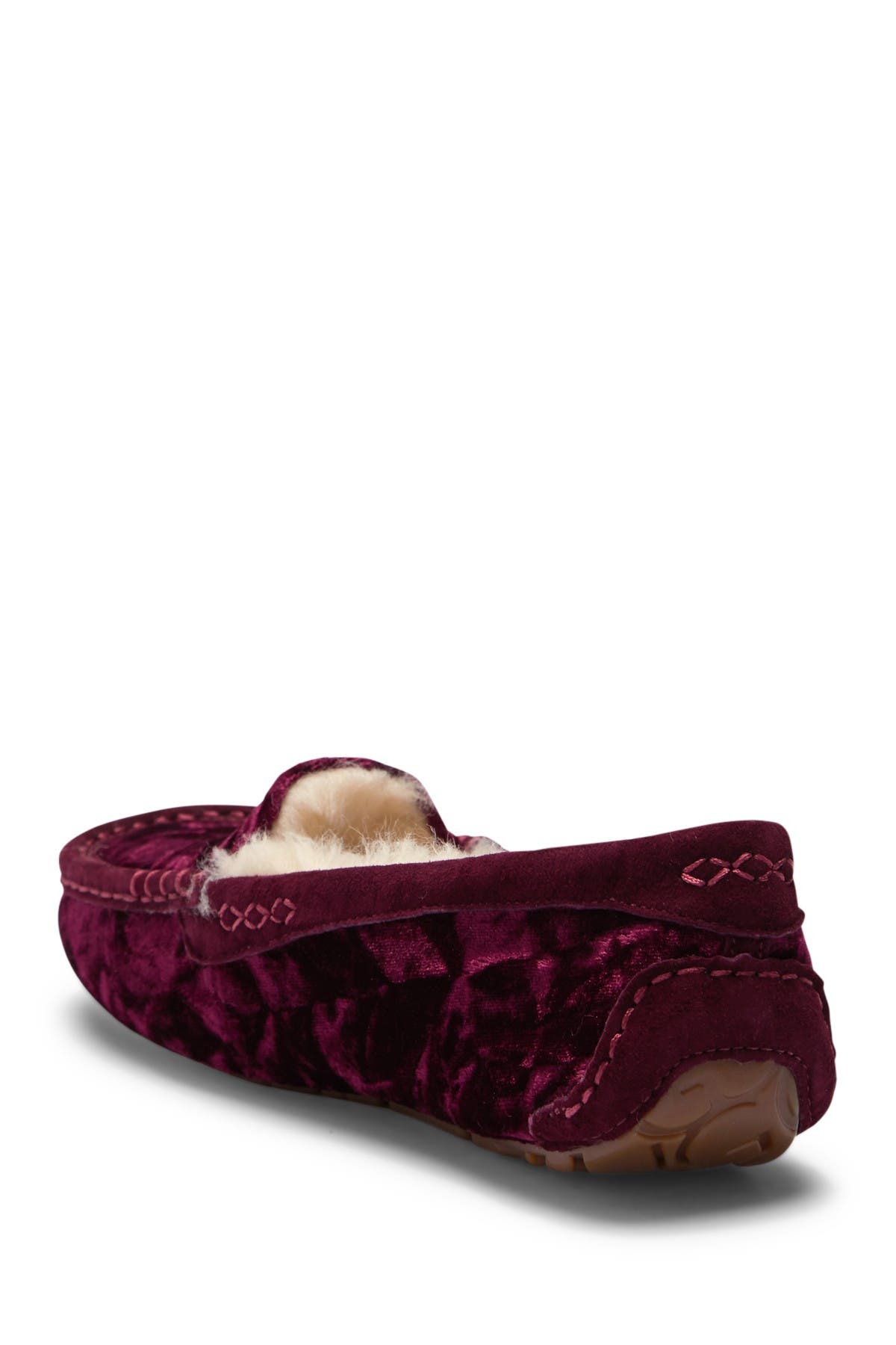 ansley crushed velvet moccasin slipper
