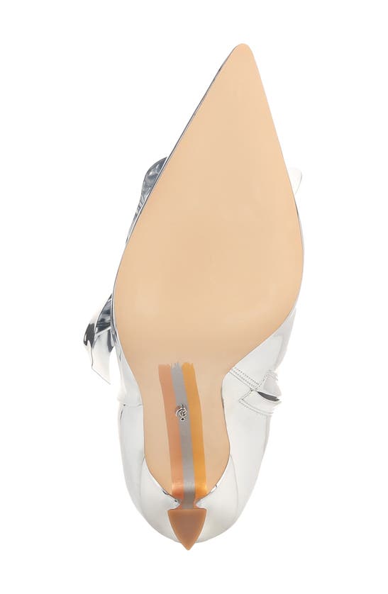 Sam Edelman Esmae 2 Pointed Toe Bootie In Soft Silver