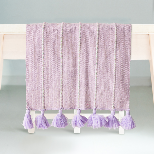 Shop Jollity & Co Fabric Table Runner In Lavender