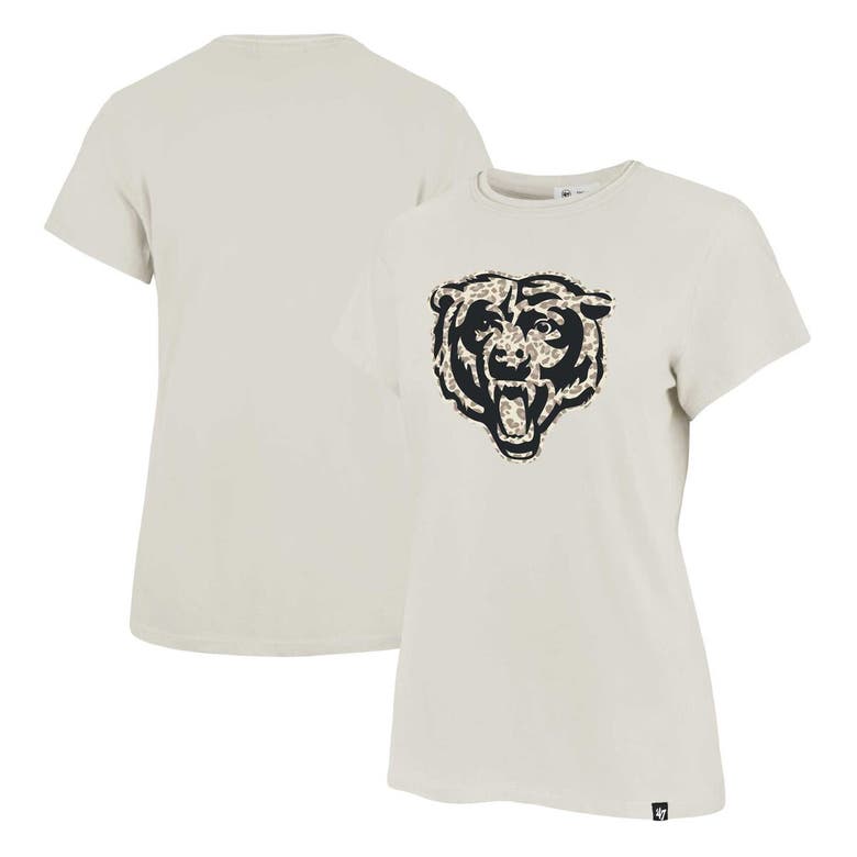 Shop 47 ' Cream Chicago Bears Panthera Frankie T-shirt