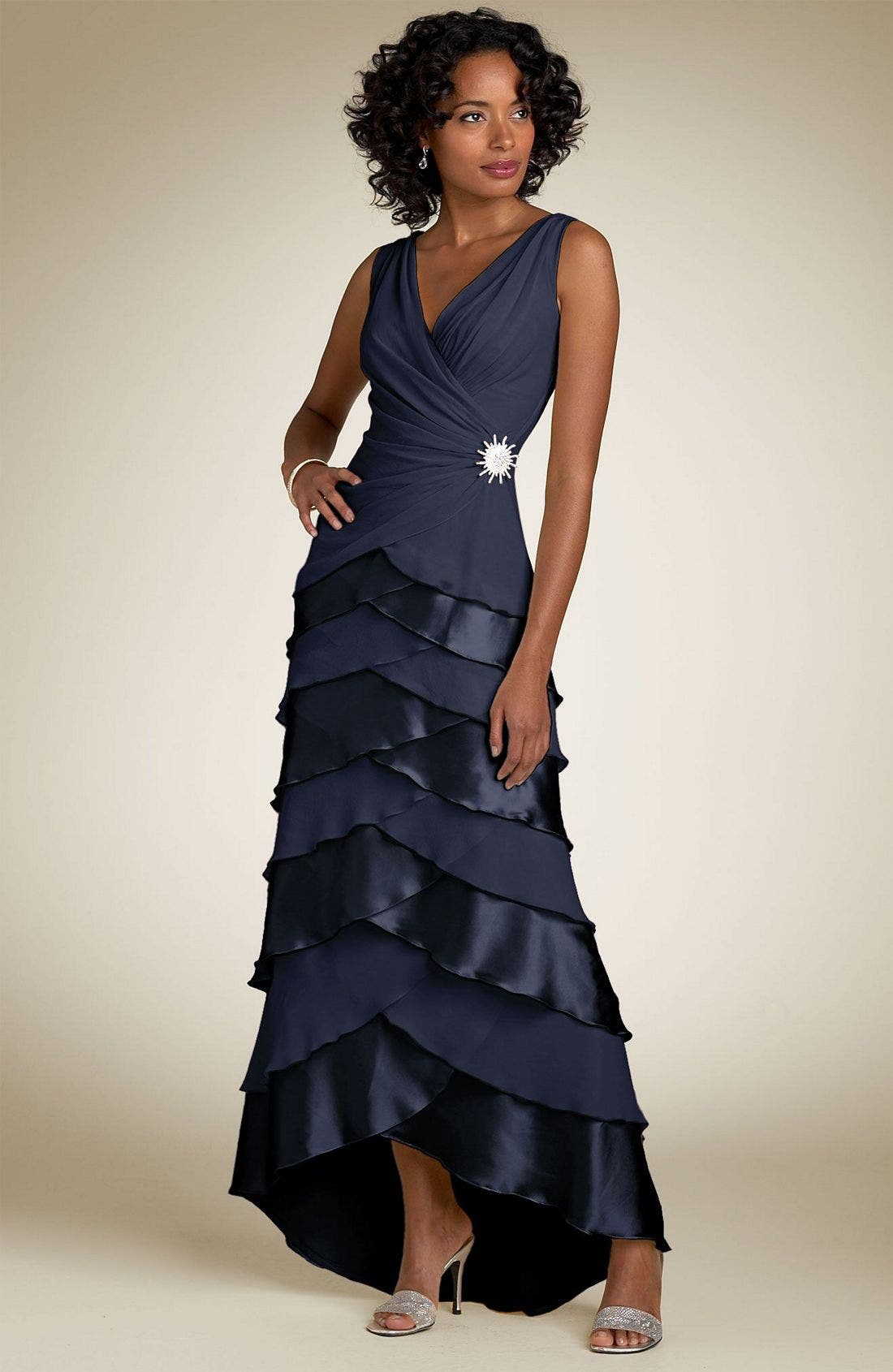 Tadashi Long Tier Dress Nordstrom