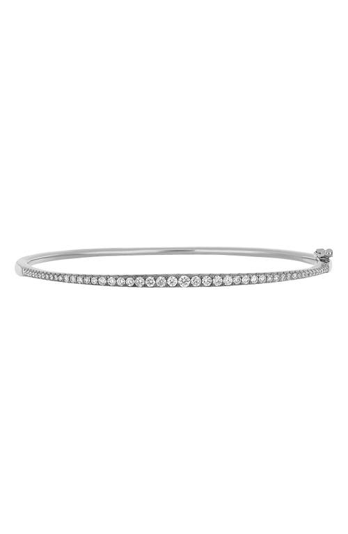 Bony Levy Graduated Diamond Bangle in 18K White Gold at Nordstrom, Size 7