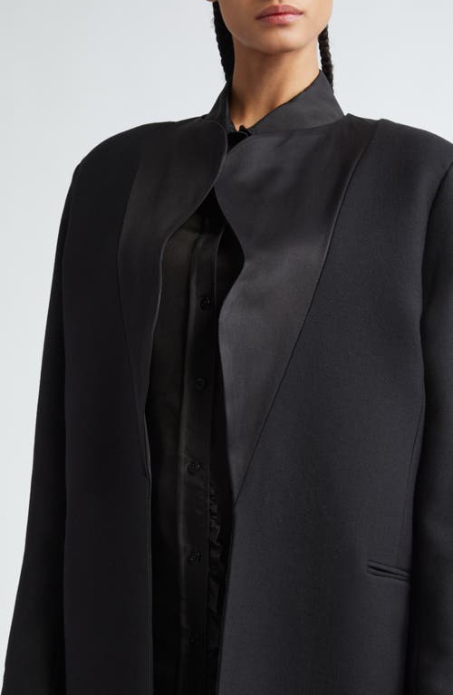 Shop Bite Studios Petal Wool Coat In Black